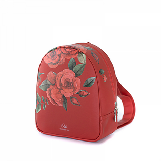 Рюкзачок fashion -алые розы # 218 (046-88-L06)